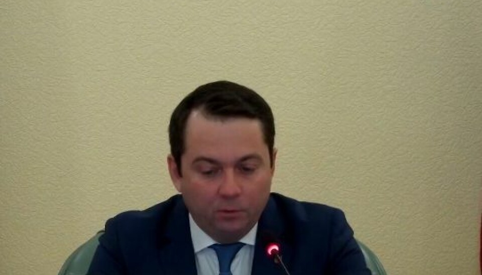 Андрей Чибис на совещании. Фото из трансляции вКонтакте