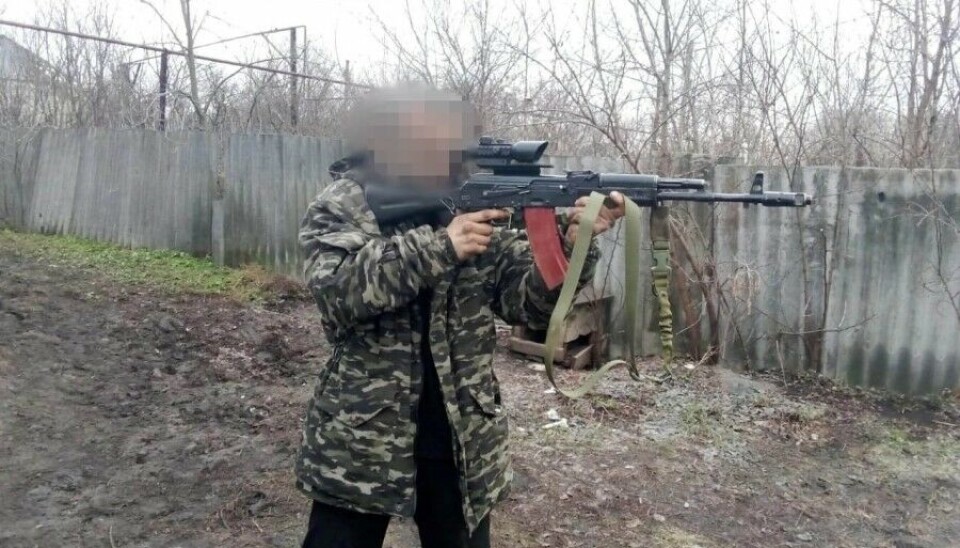 Доброволец из Карелии в Украине. Фото предоставлено героем публикации