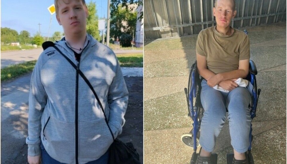 Андрей Лажиев до призыва в армию и после попадания в военный госпиталь. Фото из архива его отца, Николая Лажиева