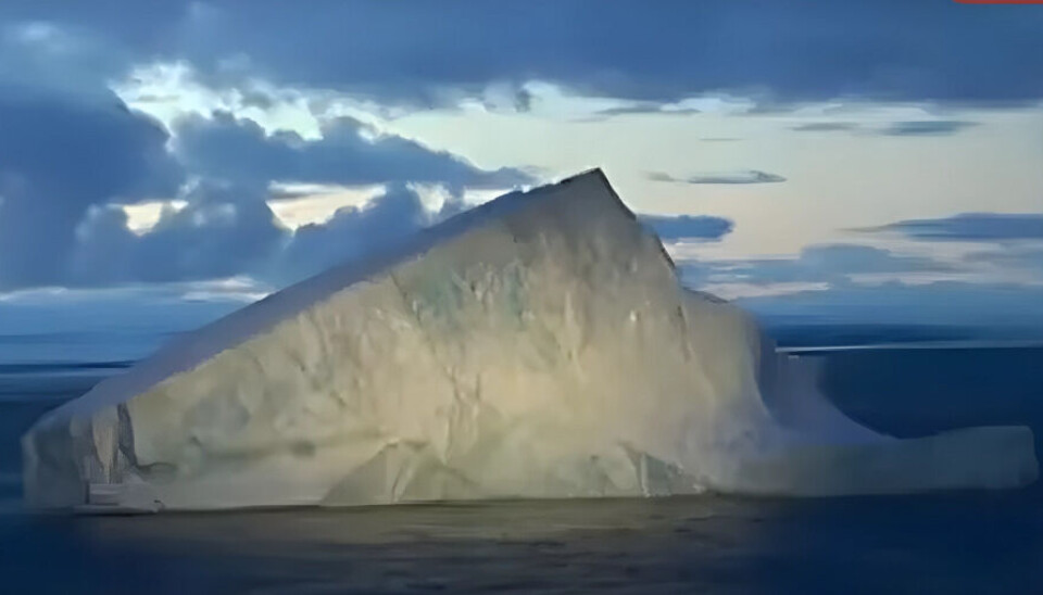 Айсберг в Баренцевом море. Фото: Денис Загорье.