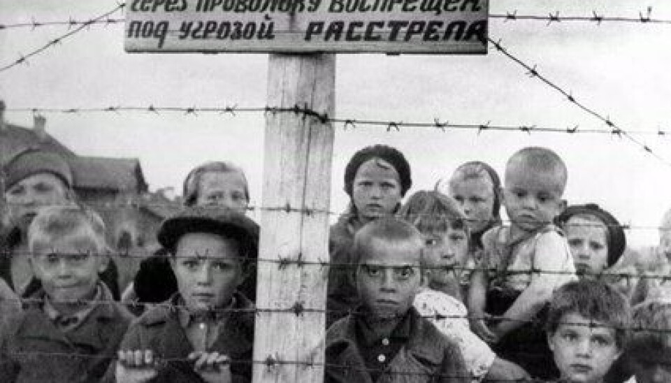 Снимок под названием «Узники фашизма» был сделан военным фотографом Галиной Санько после освобождения Петрозаводска. Эта фотография во время Нюрнбергского трибунала использовалась как одно из доказательств военных преступлений нацистской Германии и их союзников.