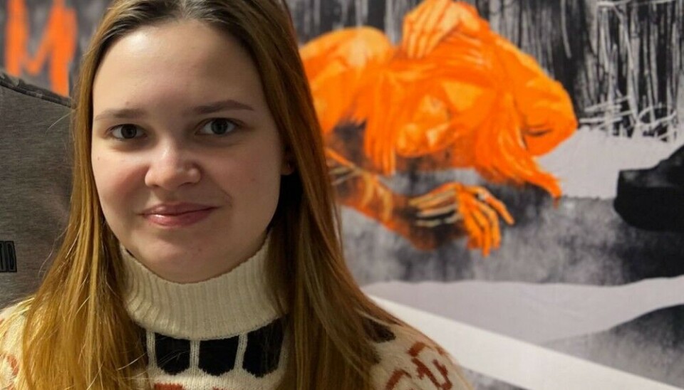 Журналистка Sota Дарья Порядина в Киркенесе.