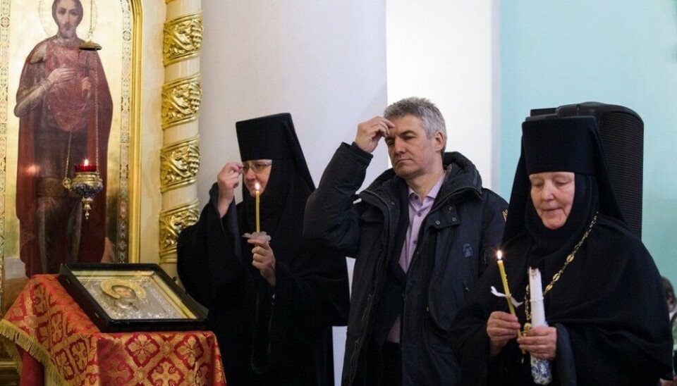 Глава Карелии Артур Парфенчиков очень набожен. Фото: ИА 'Республика' / Леонид Николаев