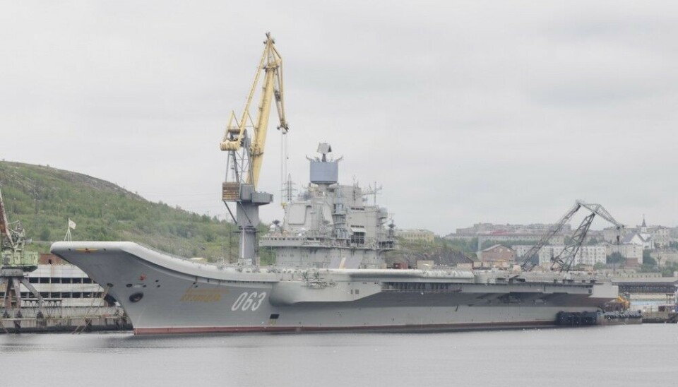 «Адмирал Кузнецов» много лет находится на ремонте. Фото: Томас Нильсен