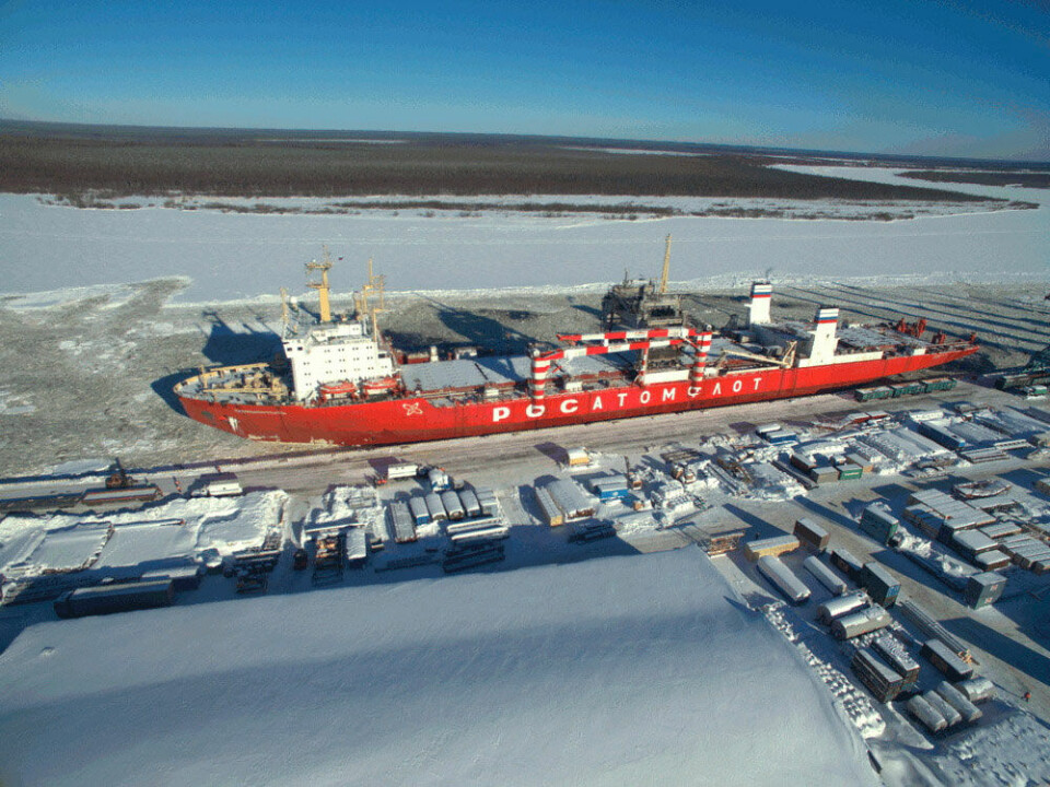 “Sevmorput” in the port of Ekonomiya. Photo: ascp.ru