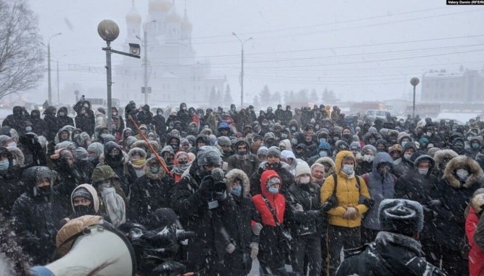 Протестная акция в Архангельске. Фото: Валерий Демин / Север. Реалии