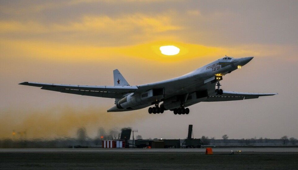 Take-off by a Tu-160 strategic bomber. Photo: Russian Defense Ministry