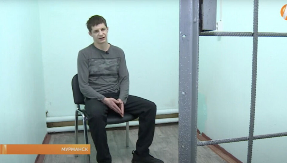 Сергей Ковтонюк в СИЗО. Скриншот: «Арктик ТВ»