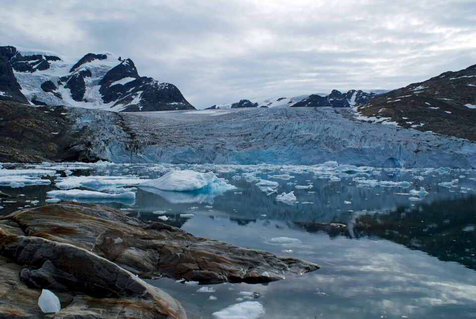 Greenland glacier. Photo: Gunnar Reinholdtsen