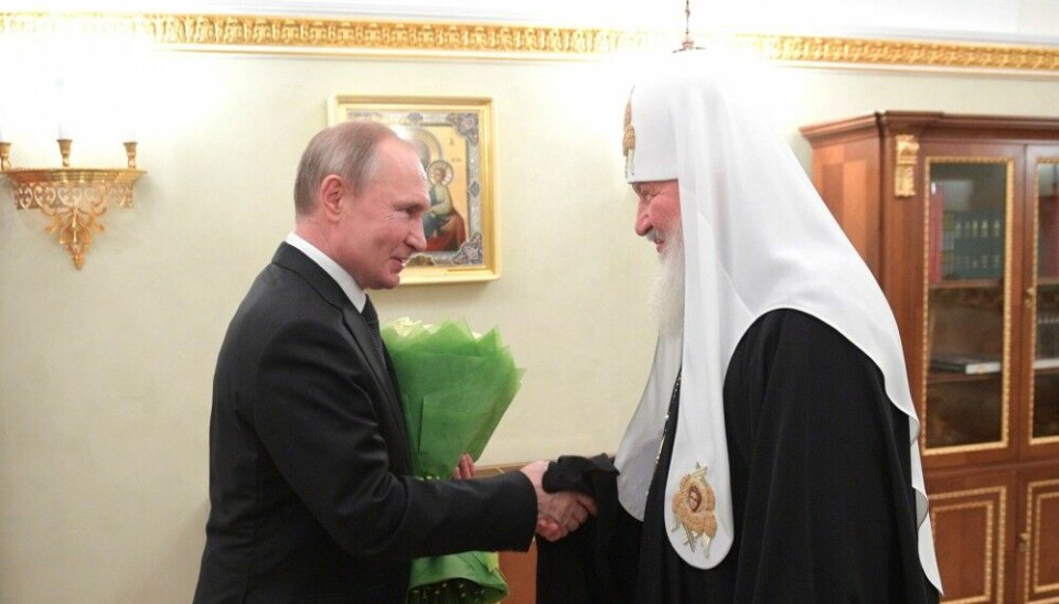 Vladimir Putin and Patriarch Kirill met in the Kremlin in January 2022, only few weeks ahead of the full-scale onslaught on Ukraine. Photo: Kremlin