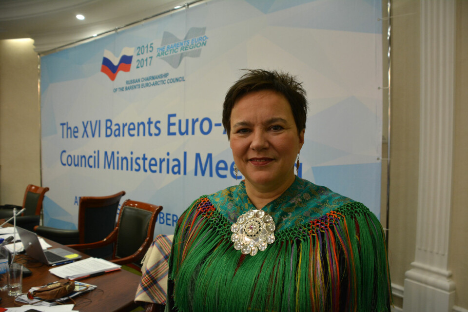 Ragnhild Wassvik and her Barents Regional Council does not have civil society on the agenda. Photo: Atle Staalesen