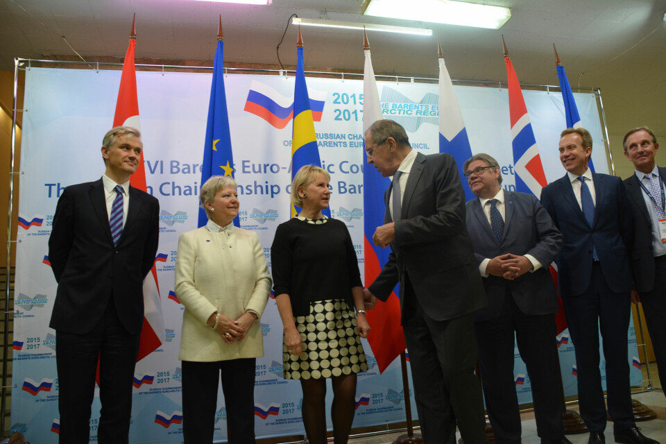 Margot Wallström criticises Barents-partner Sergey Lavrov. Photo: Atle Staalesen