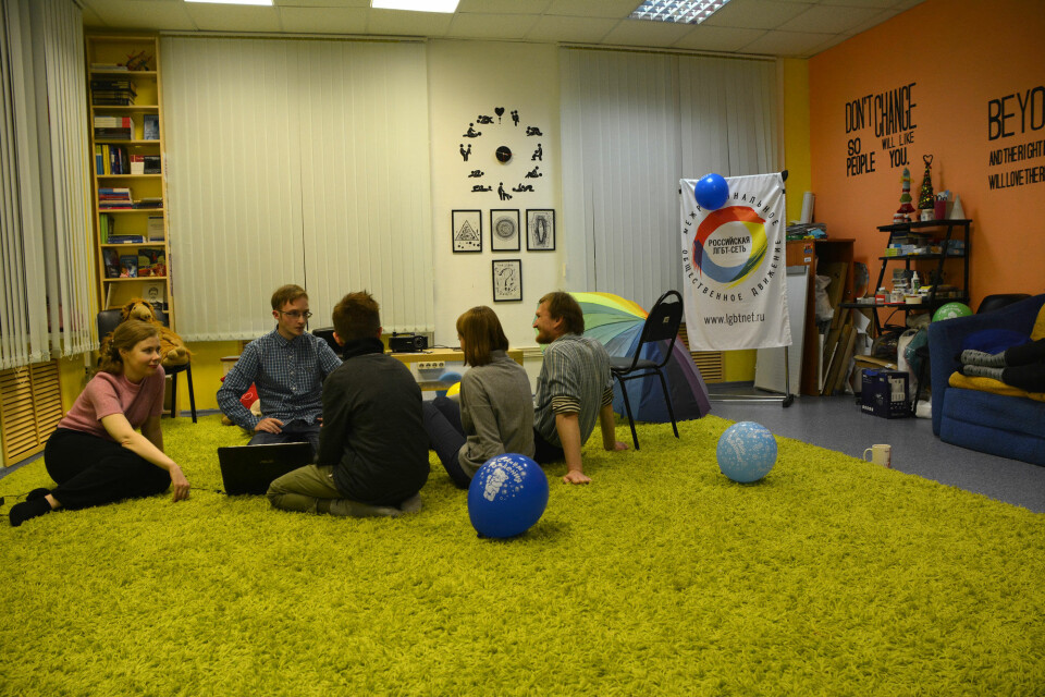 The LGBT community center in Arkhangelsk. Photo: Atle Staalesen