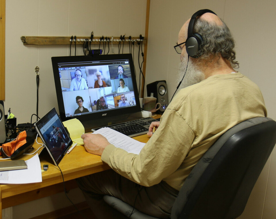 “It’s easy to schedule video meetings,” says Kim Holmén, international director at the Norwegian Polar Institute. “It’s too easy. This year I’ve had even more meetings than usual; maybe some of them weren’t strictly necessary. International travel is out, but that doesn’t mean you never get jet lag. Sessions at international conferences are always at an awkward time for a subset of the participants. I recently had to get up at 3 am to give a talk at a conference in Thailand.” Photo: Janet Holmén