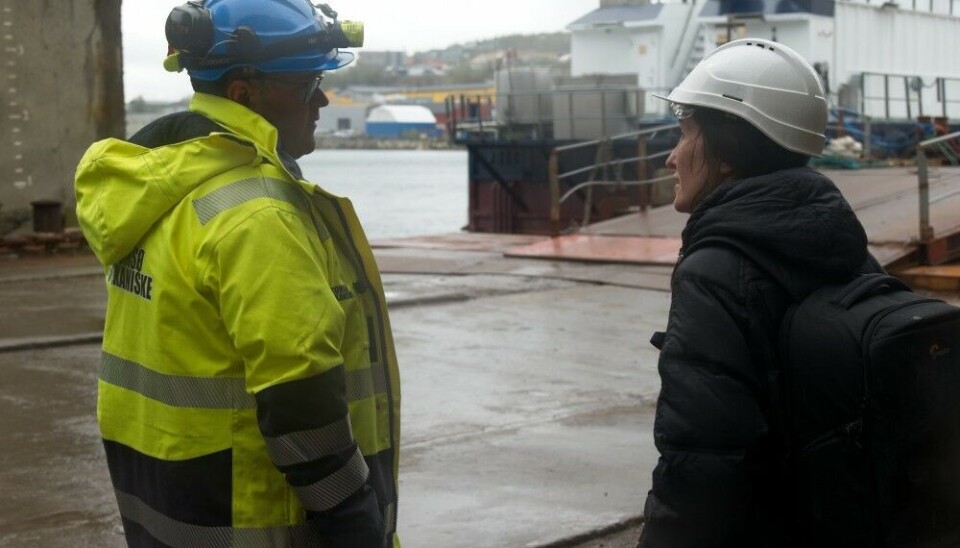 “We had around 30% of workload from the Russian ships”, Daniel Nyhagen tells me at the shipyard in Tromsø. Photo by: Henry Patton