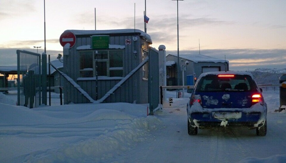 Borisoglebsk checkpoint on entry to Russia from Norway.