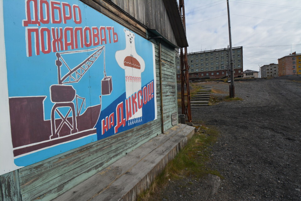 Welcome to Dikson, the world’s northernmost town on the mainland. Photo: Thomas Nilsen