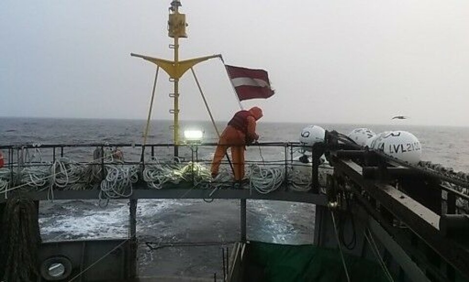 LATVIAN BOAT: Although Dmitry worked on a Latvian boat, he was employed by a company registered in Seychelles.