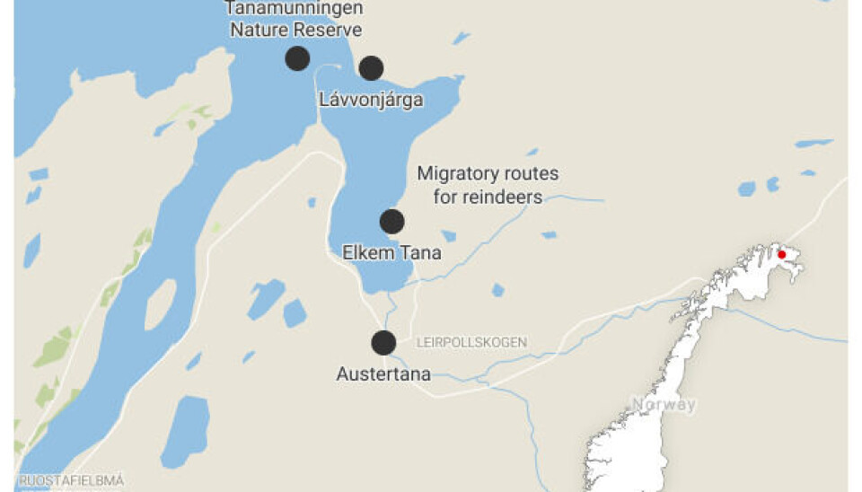 Austertana is located in northeastern Norway, close to the Russian and Finnish borders. The area is part of Sápmi - the cultural region of Sámi People where reindeer herding is a central. Photo: Hannah Thulé