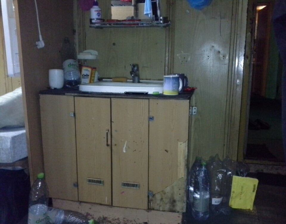 - UNHYGIENIC: The crew complained about sordid and substandard conditions.