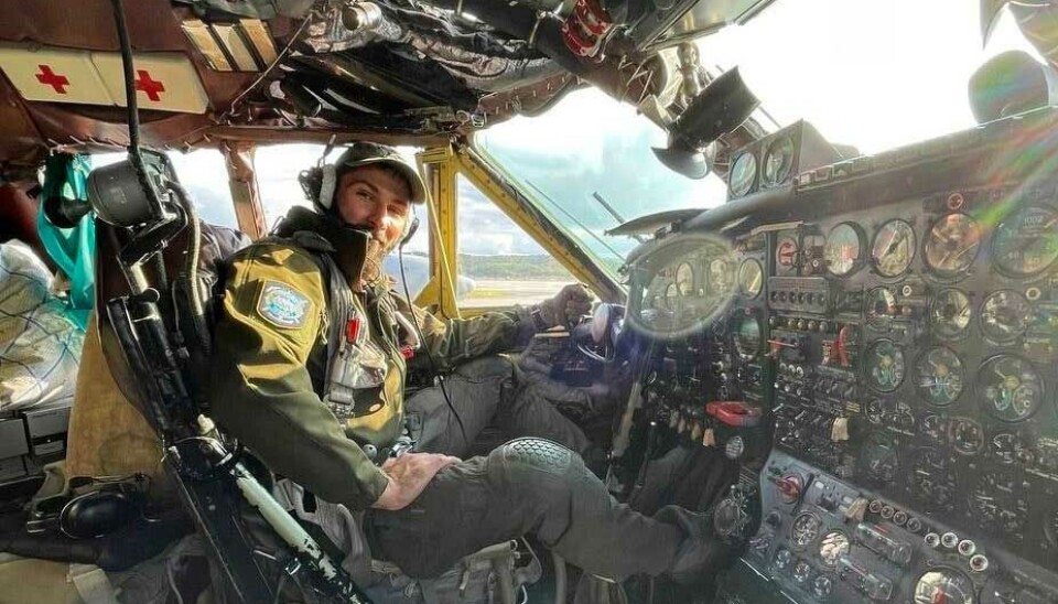 Sergei Goncharov ready for expedition by aircraft. Photo: RGO