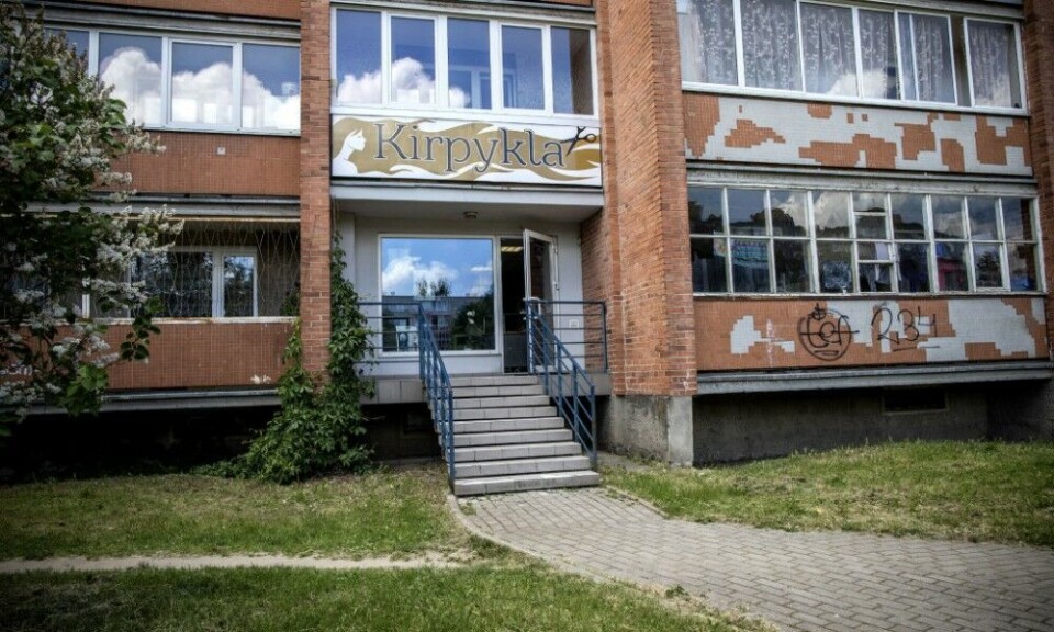 BECAME SHIPOWNER: Here is the hairdresser’s in Klaipeda, Lithuania, which later became an owner of a large snow crab fishing fleet in the Barents Sea.