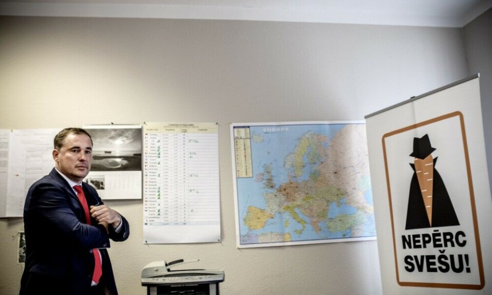 MAY BECOME NEXT FINANCE MINISTER: In October this year, Šmits was elected to the Latvian Parliament. Now he is said to be a potential candidate for the post of finance minister.
