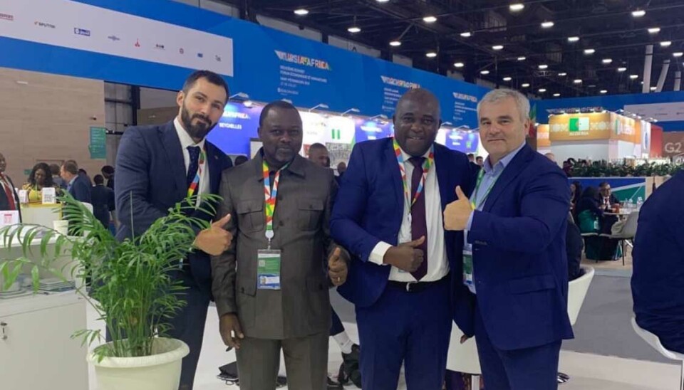 Goncharov and Asaev at the Russia-Africa Summit in 2023. Photo: Asaev on Instagram