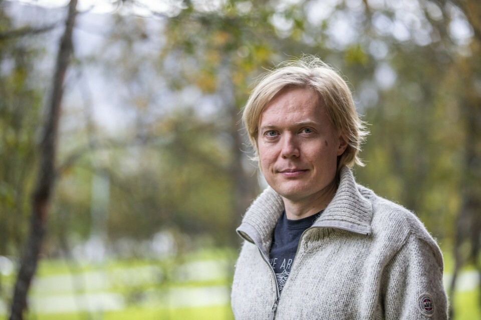 “We can see the individual electrons in groups. We measure the density of electrons per cubic metre, because it is the density that determines how much interference we get in our electronic communications,” explains Vierinen. Photo: David Jensen / UiT The Arctic University of Tromsø