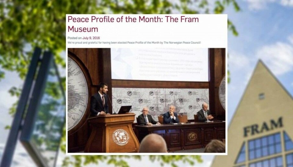 The Fram Museum in Oslo was proud of its cooperation with Sergei Goncharov and the Russian Geographical Society.