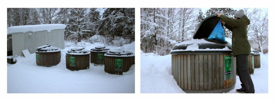 Photos: 7x7-journalMachine for receiving user packaging, batteries, mercury waste in the hypermarket of Joensuu. Photo: 7x7-journalEco-point — station for separate waste collection in the city of Joensuu. Photo: 7x7-journalPicture by 7x7-journalNatural dump in Vedlozero, Karelia. Photo: 7x7-journalEco point in Naistenyarvi. Photo: 7x7-journal
