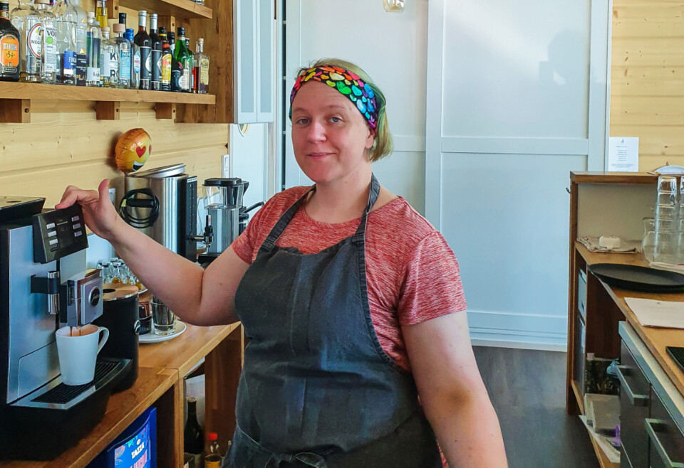 Tiina Salonen is owner of Aurora Holidays and Lohisuvannon Mökit accommodation services in Utsjoki. Photo: Saara-Maria Salonen