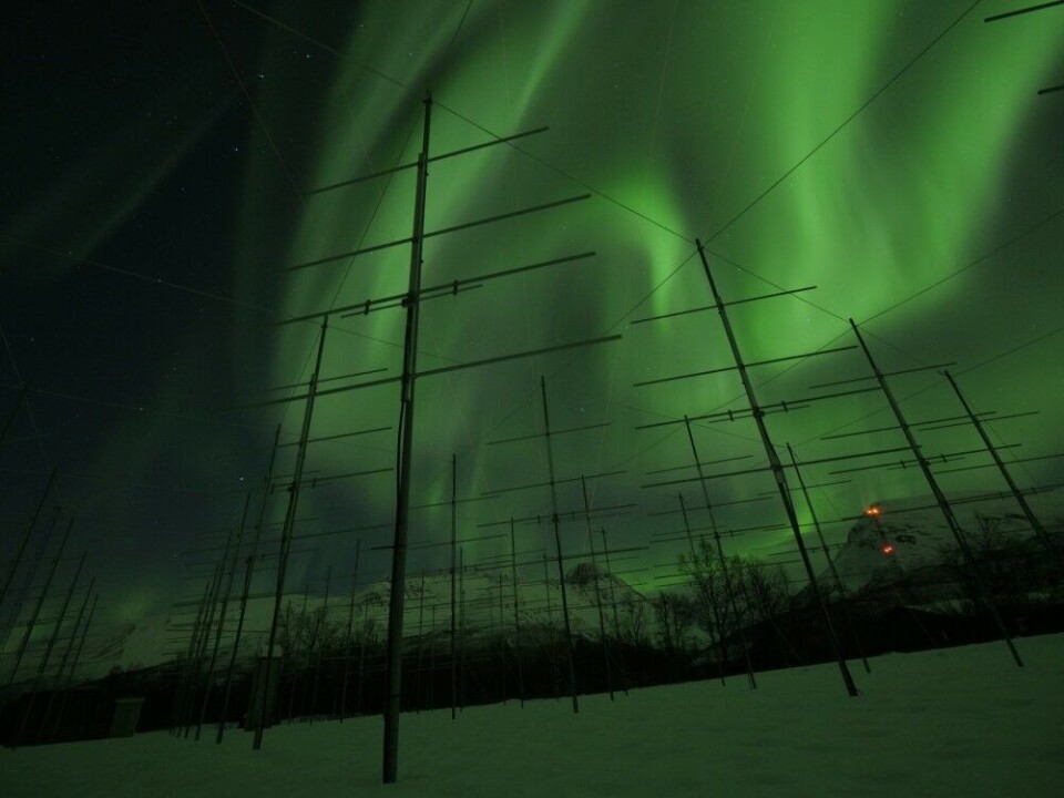 Existing EISCAT facilities in Ramfjord. Photo: Jon Terje Hellgren Hansen / UiT The Arctic University of Norway