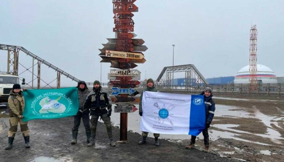 Sergei Goncharov at the Nagurskoye air base in Franz Josef Land in 2023. Photo: RGO
