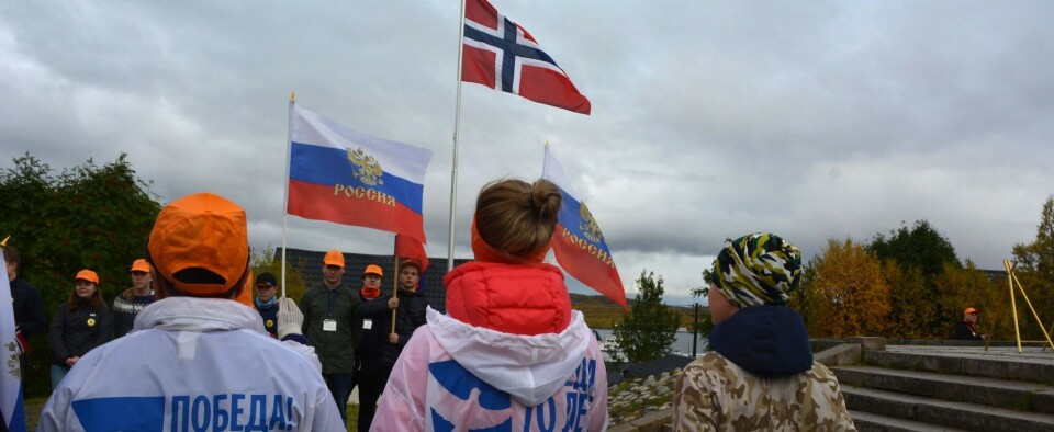 Norwegian and Russian youth together visited war memorials in September 2019. Photo: Atle Staalesen