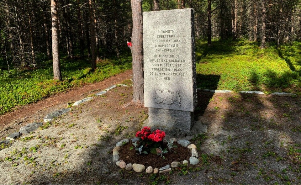 Советский военный памятник в Скиботне на севере Норвегии. Фото: Атле Столесен