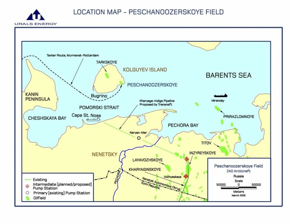 Map by Uralsenergy.com