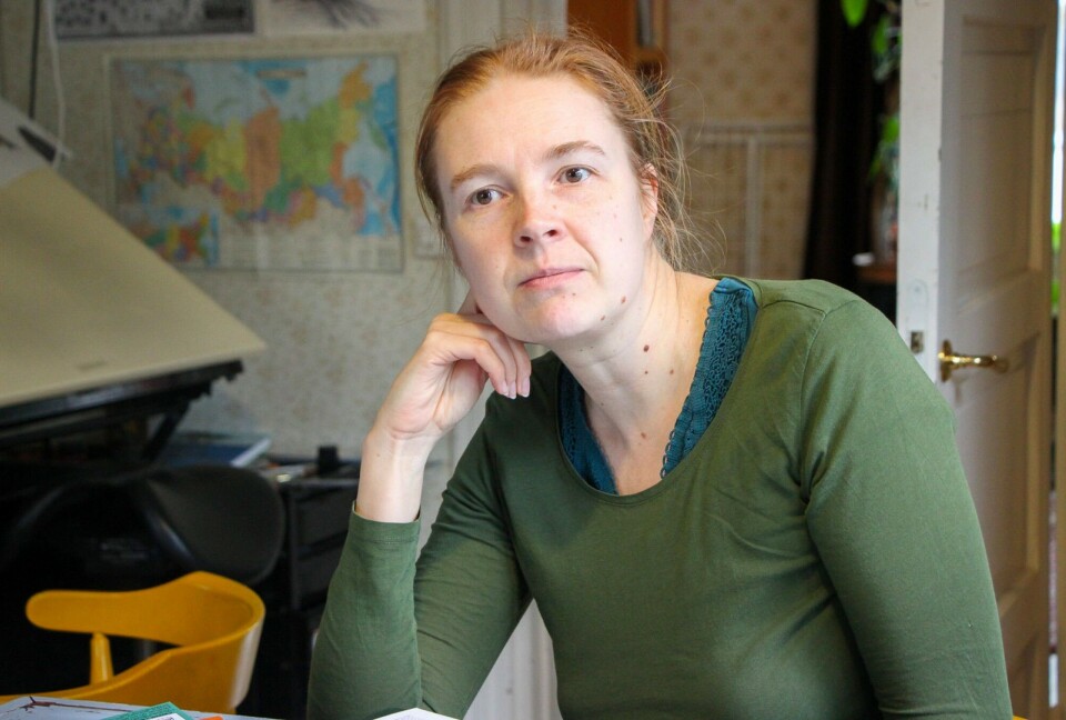 Sanna Hukkanen is artist from Joensuu, Finland. Photo: 7x7-journalAnna Voronkova is a translator from Finnish. Photo: 7x7-journalPhotos: 7x7-journalMaria Igusheva is the editor of the newspaper «Yӧlӧga». Photo: 7x7-journalElina Potapova is a journalist of the newspaper «Oma Mua». 7x7-journalPhoto: 7x7-journalValentina Sovkina is the head of the Kola Sámi radio. Photo: 7x7-journal
