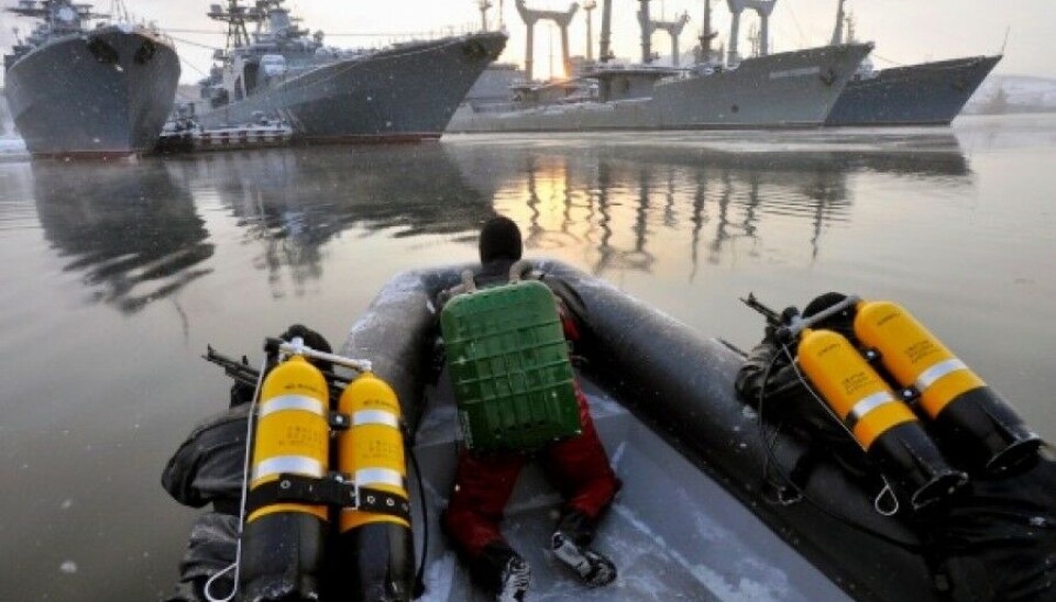 Stanislav Trutnev belongs to a unit trained in underwater sabotage. Photo: Russian Northern Fleet