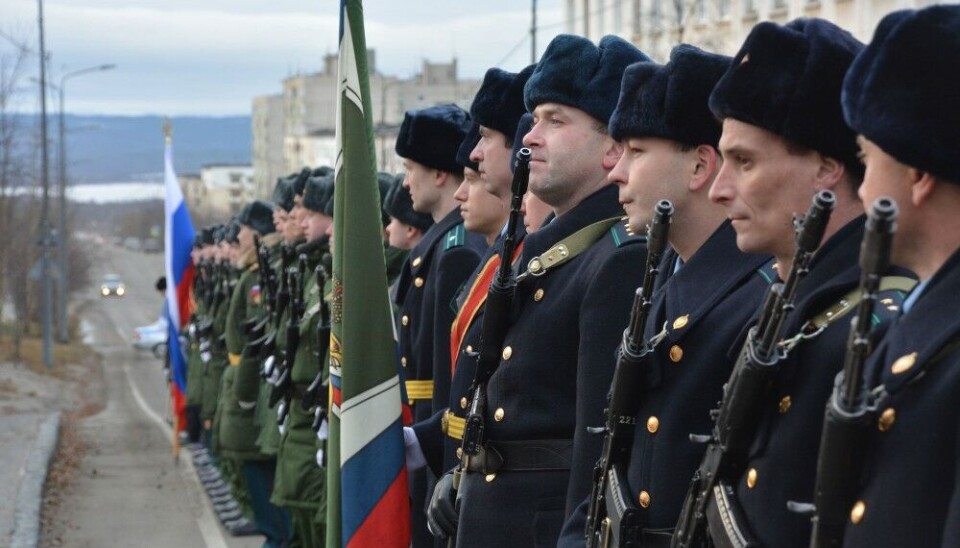 Soldiers from Pechenga, Murmansk region.