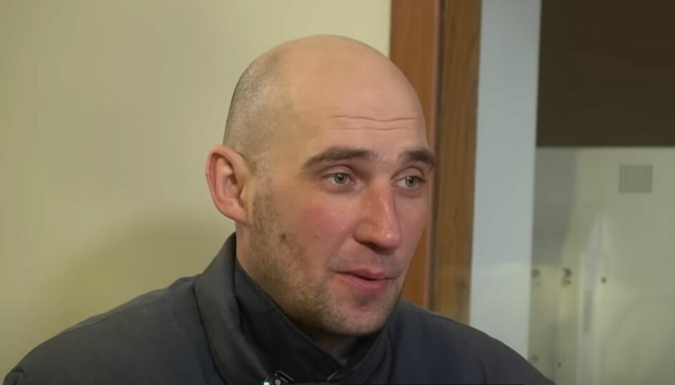 Oleg Pyatykh from Murmansk was was serving a 11 year sentence when recruited for war by the Wagner Group. Photo: screenshot of video by Lviv Media