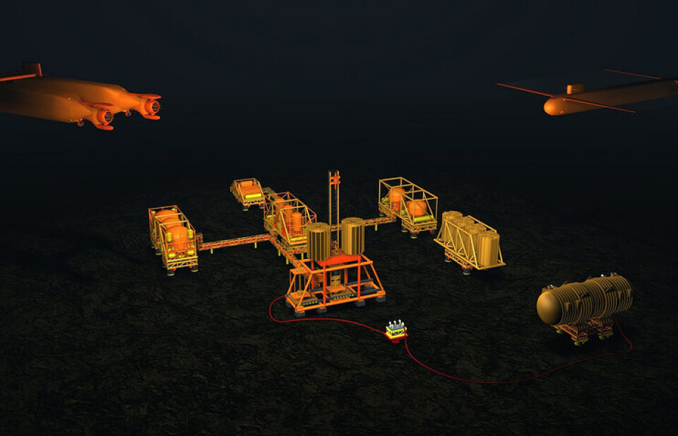 Subsea gas-pumping system powered by a reactor.© Press Service of the Foundation for Advanced Studies