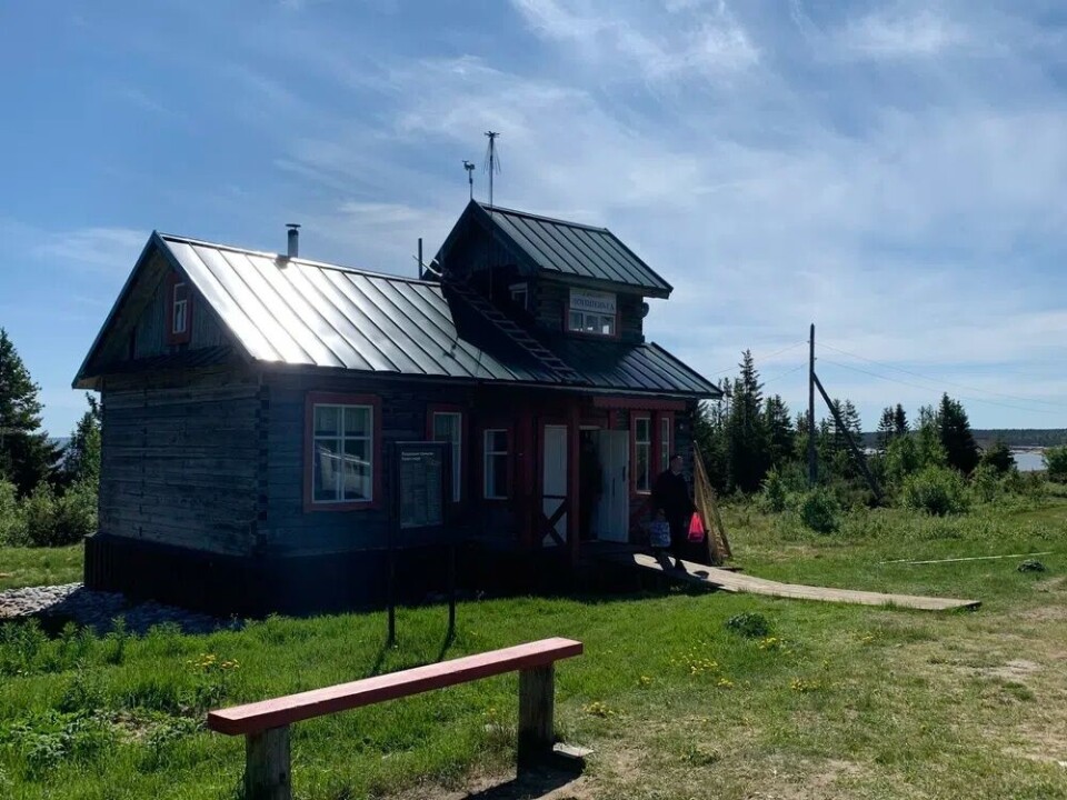 The airport building in Lopshenga. Photo: Tatiana Britskaya