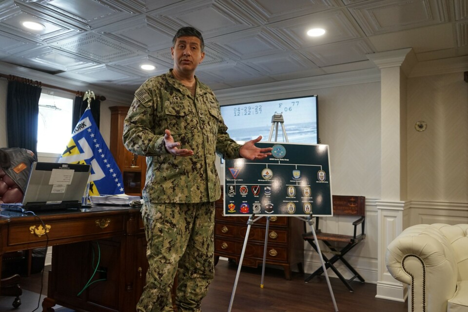 По мнению командира авианосца ВМС США «Джордж Буш» капитана Роберта Агилара, новые российские гиперзвуковые ракеты не обязательно представляют угрозу для американских авианосцев. Фото: Томас Нильсен