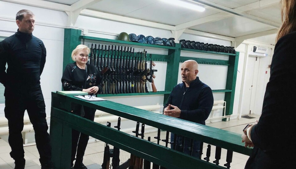 Aleksandr Fomin (right) is Director of the Arkhangel Children's Development Center.