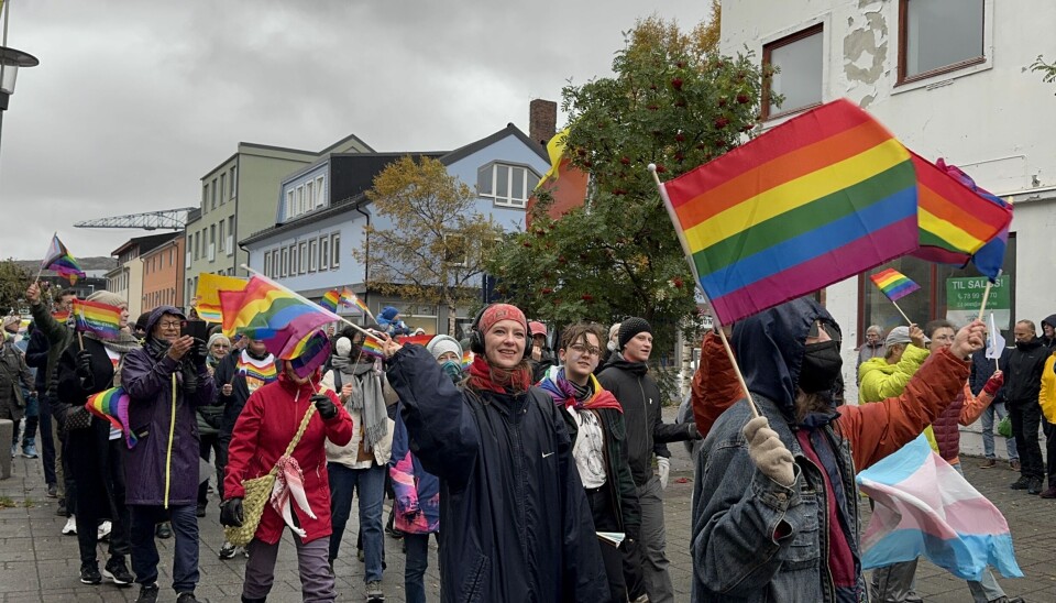 Procession through Kirkenes.