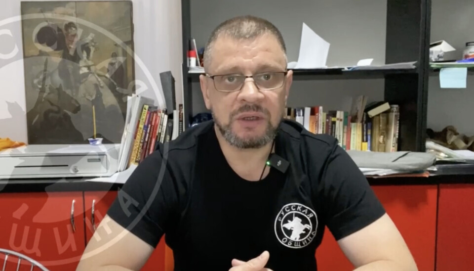 Участник 'Русской общины' Сергей.