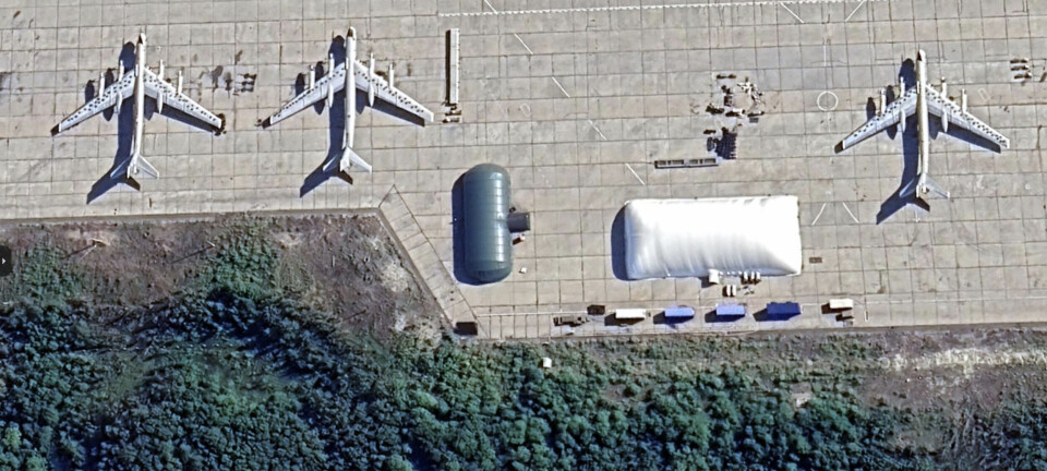Olenya airbase covers up amid drone fears