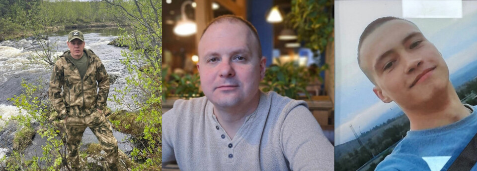 Three more local men from Pechenga killed in Russia's war of aggression against Ukraine. From the left Dmitry Maksimov, Yuri Gorobets and Andrei Gabzhinov.