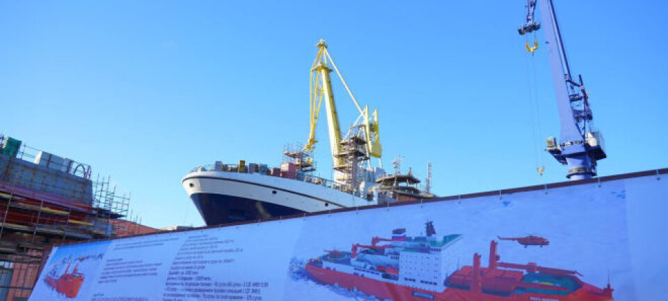 Byggingen begynner på et "nytt flaggskip av russisk polarforskning".